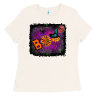 Bone Boo Halloween Ladies Tee - RanaPortraitStore