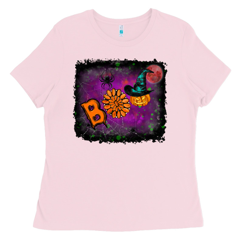 Boo Halloween Ladies Tee by RanaPortraitStore | Teevron