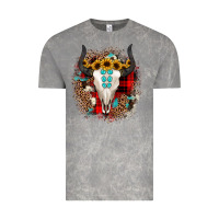 Cloud Rock bullskull christmas Vintage Tee - JahusDesignShop