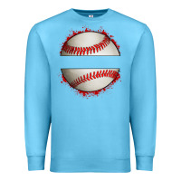 Ocean Blue personalized baseball Premium Sweatshirt - Artiststas
