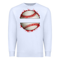 White personalized baseball Premium Sweatshirt - Artiststas
