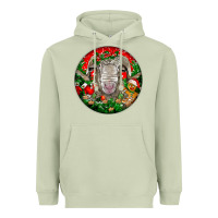 Matcha christmas rambouillet sheep Heavyweight Hoodie - LillyAllenDesigns