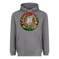Storm christmas rambouillet sheep Heavyweight Hoodie - LillyAllenDesigns