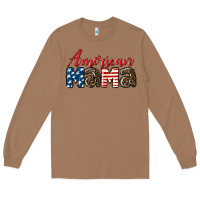 Toasted Coconut Western American Mama Long Sleeve Tee - LillyAllenDesigns