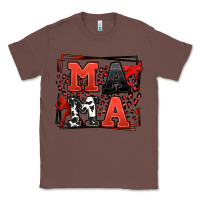 Chestnut Wrestling mama red and black Classic Tee - LillyAllenDesigns