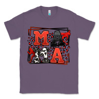 Lavender Wrestling mama red and black Classic Tee - LillyAllenDesigns