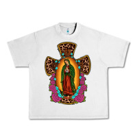 Lunar Rock our lady of guadalupe cross Urban Heavy Tee - JahusDesignShop