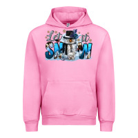 Fuchsia Pink let it snow Urban Hoodie - CowGirlArtShop