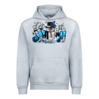 Heather Grey let it snow Urban Hoodie - CowGirlArtShop