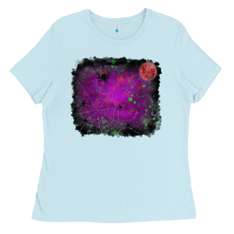 Halloween Background Ladies Tee by RanaPortraitStore | Teevron