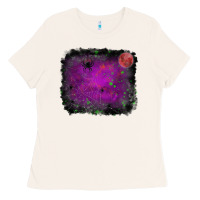 Bone Halloween background Ladies Tee - RanaPortraitStore