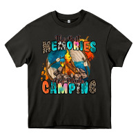 Asphalt the best memories are made camping Heavy Core Tee - Zillion Design Studio