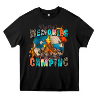 Black the best memories are made camping Heavy Core Tee - Zillion Design Studio