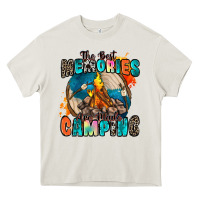 Cream the best memories are made camping Heavy Core Tee - Zillion Design Studio