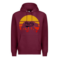 Burgundy Mama Bear Premium Hoodie - Bettercallsaul