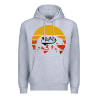 Heather Grey Mama Bear Premium Hoodie - Bettercallsaul