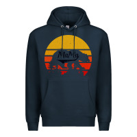 Navy Mama Bear Premium Hoodie - Bettercallsaul