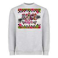 Heather Grey race life tumbler Heavyweight Sweatshirt - Artiststas