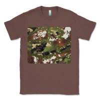 Chestnut black and brown cowhide camouflage Classic Tee - BarkalooDesign