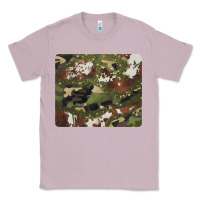 Lilac black and brown cowhide camouflage Classic Tee - BarkalooDesign