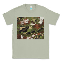Matcha black and brown cowhide camouflage Classic Tee - BarkalooDesign