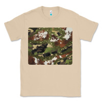 Mushroom black and brown cowhide camouflage Classic Tee - BarkalooDesign