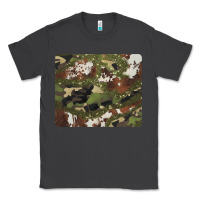 Smoke black and brown cowhide camouflage Classic Tee - BarkalooDesign