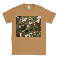 Toasted Coconut black and brown cowhide camouflage Classic Tee - BarkalooDesign