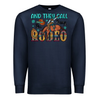 Navy and they call the thing rodeo Premium Sweatshirt - Artiststas