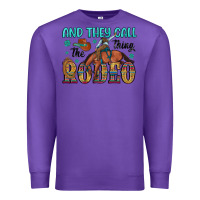 Purple and they call the thing rodeo Premium Sweatshirt - Artiststas