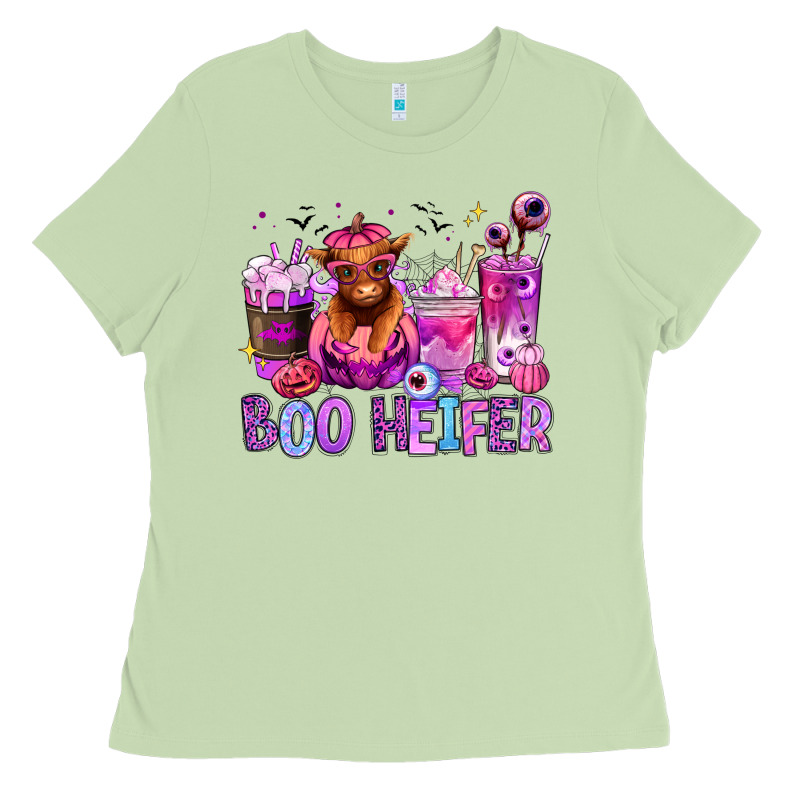 Halloween Boo Heifer Coffee Cups Ladies Tee by RanaPortraitStore | Teevron