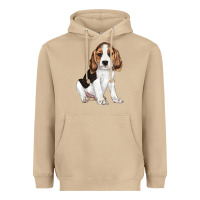 Mushroom beagle puppy Heavyweight Hoodie - LillyAllenDesigns