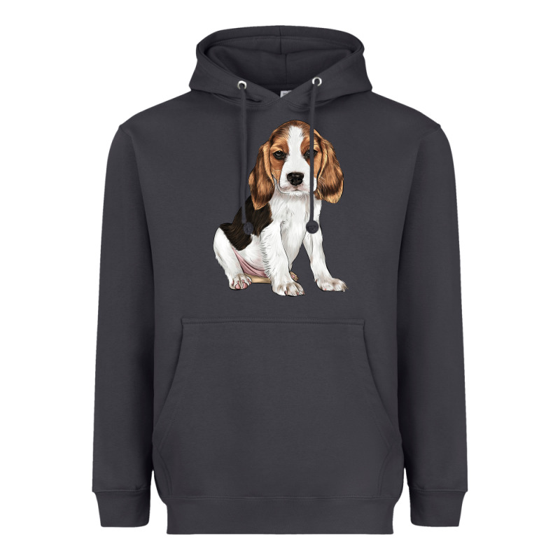 Beagle Puppy Heavyweight Hoodie by LillyAllenDesigns | Teevron