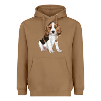Toasted Coconut beagle puppy Heavyweight Hoodie - LillyAllenDesigns