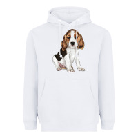 White beagle puppy Heavyweight Hoodie - LillyAllenDesigns