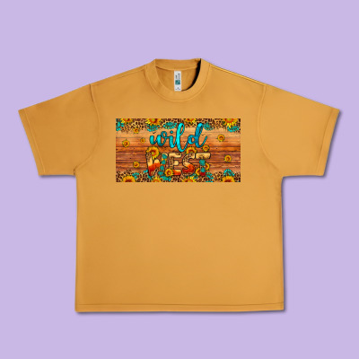 Wild West License Plate Urban Heavy Tee Designed By Artiststas