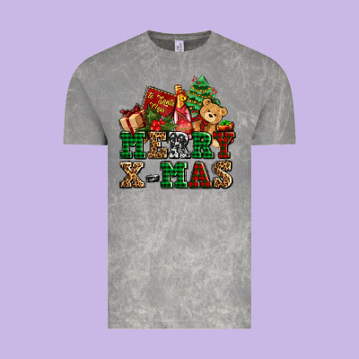 Merry Xmas With Christmas Vintage Tee Designed By Adodesignshop