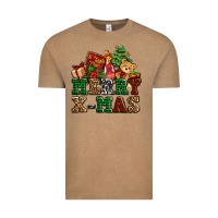 Vintage Coffee merry xmas with christmas Vintage Tee - AdoDesignShop