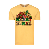 Vintage Mustard merry xmas with christmas Vintage Tee - AdoDesignShop