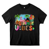 Black summer vibes camp Heavy Core Tee - Zillion Design Studio