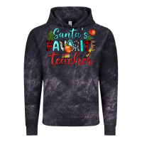 Cloud Black santa s favorite teacher Vintage Hoodie - JahusDesignShop