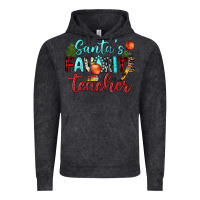 Vintage Black santa s favorite teacher Vintage Hoodie - JahusDesignShop