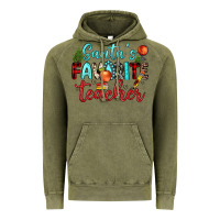 Vintage Olive santa s favorite teacher Vintage Hoodie - JahusDesignShop