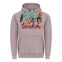 Vintage Zinc santa s favorite teacher Vintage Hoodie - JahusDesignShop