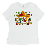White fiesta squad Ladies Tee - JahusDesignShop