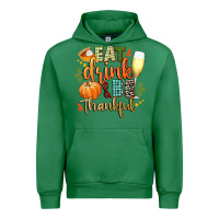 Emerald eat drink and be thankful Urban Hoodie - CowGirlArtShop