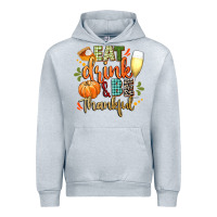 Heather Grey eat drink and be thankful Urban Hoodie - CowGirlArtShop