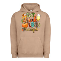 Pigment Burro eat drink and be thankful Urban Hoodie - CowGirlArtShop