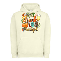 Pigment Pistachio eat drink and be thankful Urban Hoodie - CowGirlArtShop