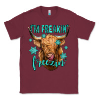 I'm Freakin Freezin Long Haired Cow Classic Tee | Teevron